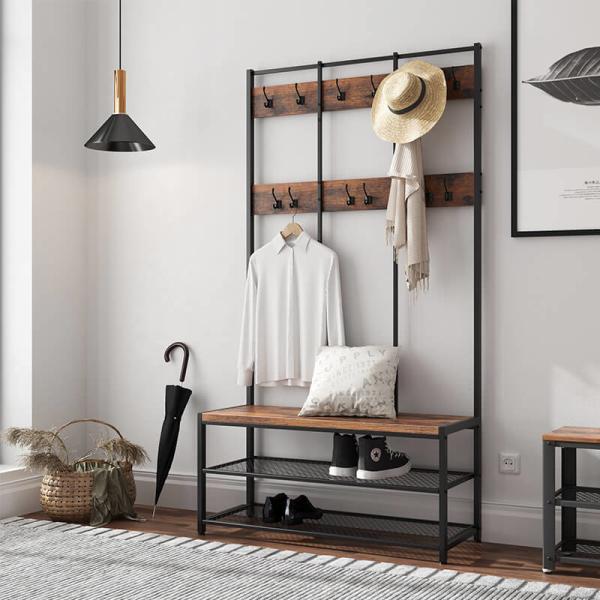 Large Coat Rack for Hallway, Industrial Coat Stand for Sale, Hallway Coat Rack,