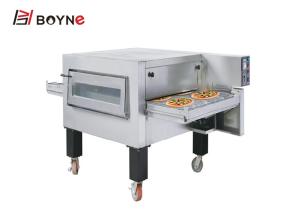 Quality Stainless steel Gas Conveyor Belt Pizza Oven Table Top High Thermal 50~300°C HD Visual Window use in bakery wholesale