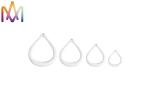 Unisex Colored Polished SUS Hollow Drop Pendant