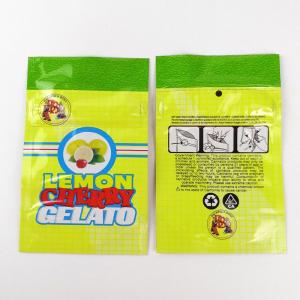 Quality Professional Yellow Plastic Herb Bags Lemon Cherry Gelato Pouch Eco Friendly wholesale