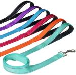 Neoprene Padded Pet Traction Rope Reflective Nylon Pet Dog Leash