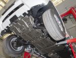 Black Radiator Skid Plate for Nissan Patrol Y62 Original Off-Road Vehicle