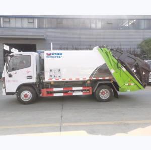 Quality Back Loader Garbage Truck 8280x2850x2350mm Dongfeng Garbage Removal Truck Can Cleaner Truck wholesale
