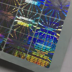 Quality Carton Packaging PVC Adhesive Sticker Label Waterproof Custom Holographic Stickers wholesale
