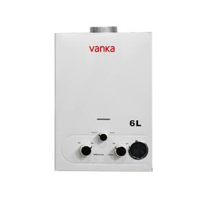 Quality 6L Instant Tankless Flue Gas Water Heater Wall Mounted Battery Operated Ignition wholesale