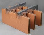 Suspended Aluminum U Baffle Ceiling Galvanized Steel 600x600mm