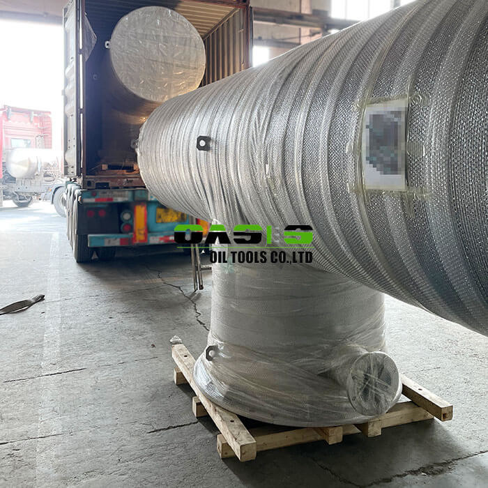 High Capacity 316L stainless steel Grade Wedge Wire Passive Intake Screen For liquid