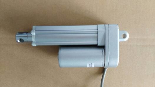 Fast 12V Linear actuator with potentiometer 100mm travel length, micro electric piston with feedback IP65