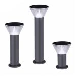 Outdoor Solar Gate Light 6500K Solar Powered Bollard Lawn Lamp Villa Landscape