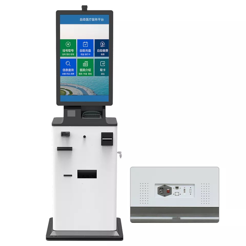 21'' 24'' Self Service Payment Terminal IR Touch Screen Digital Signage Kiosk