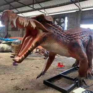 Quality Life Size Realistic Dinosaur Models Outdoor Crocodile Statue Theme Park Equipment wholesale
