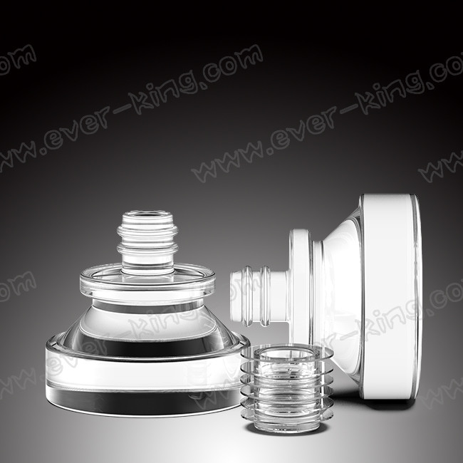Clear Oval Empty Whiskey Glass Bottles 750ML