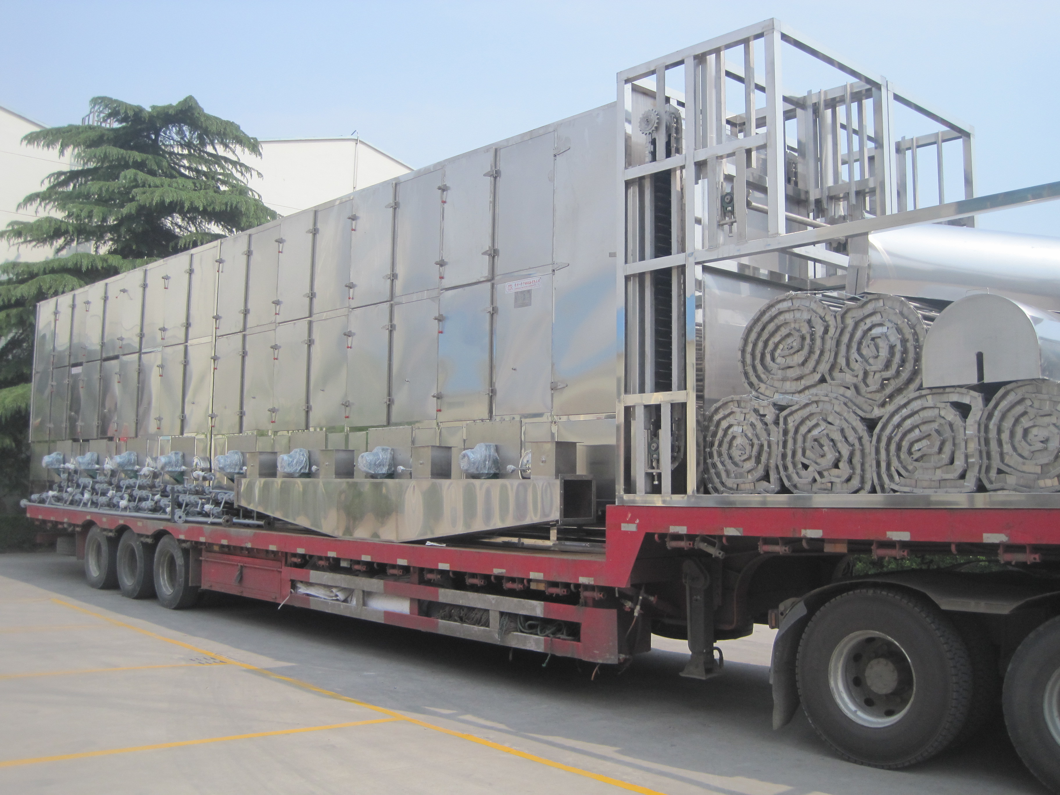Shrimp Shell Mesh Belt Dryer Oven Machine For Food Stuff / Electric Component