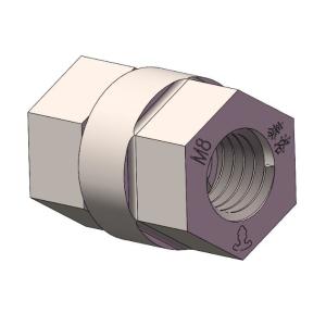 Quality carbon steel stainless steel 304 or 316 Anti Loose Nut Customized design wholesale