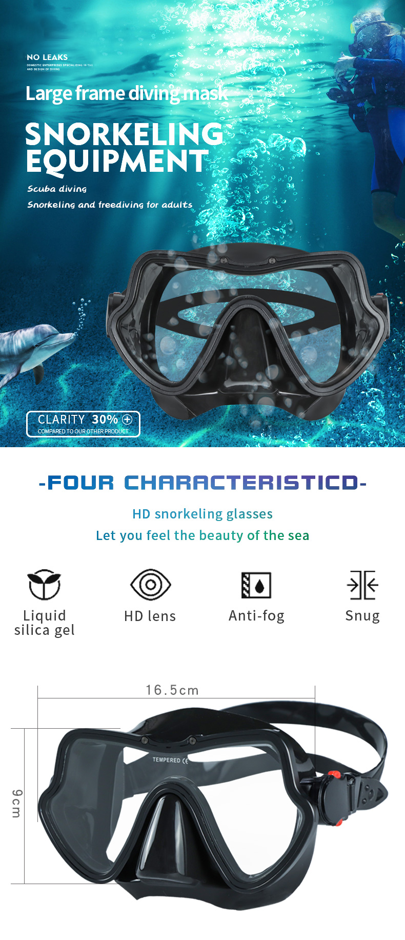 Myopic Lens Adult Diving Snorkeling Goggles Diving Masks For Glasses Wearers