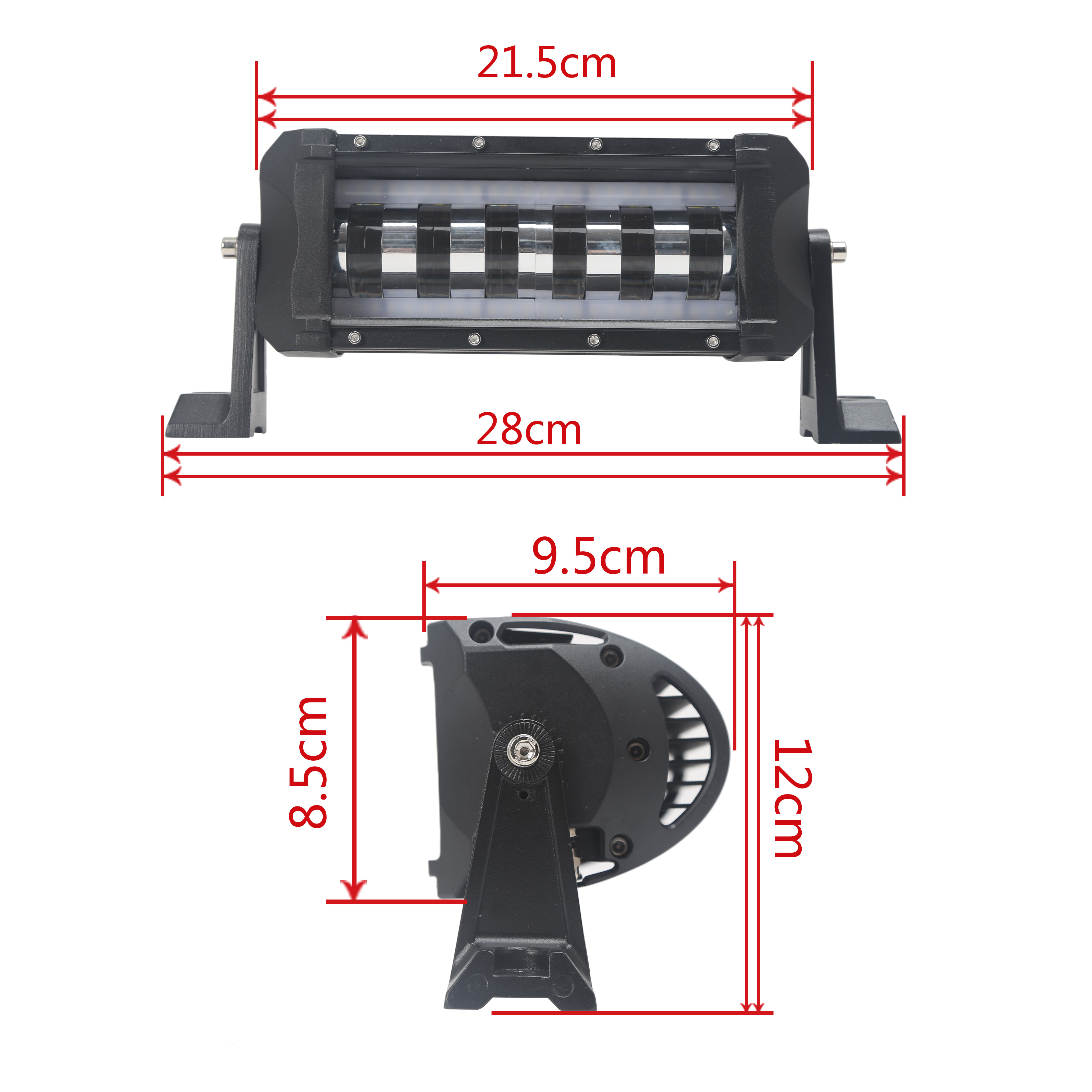 K Style 30W 6pcs 5W CREE LED LIGHT BAR 6000K 10-30V With Color Halo rings White,Blue,Red,Green,amber,Spot Beam