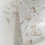 45gsm Unbleached Butter Greaseproof Paper Parchment Cheese Wrapping Paper