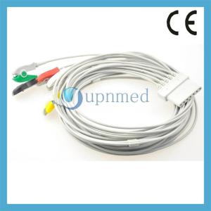 Quality Schiller Lux 5 lead ECG Cable with leadwires wholesale