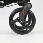 Supermarket Mobility Walking Aids Convenient Push Cart With Seat Basket