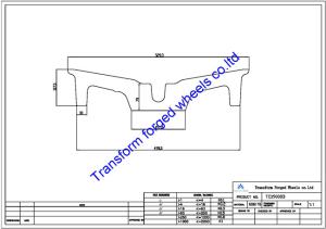 Quality TC190003 19 inch forged center disk blanks wholesale