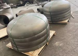 Quality A420 WPL6 Carbon Steel Pipe Cap SCH80 Black Gray A234 WP12 Wear Resisting wholesale