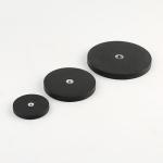 Flat thread mounting base M4 NdFeb Rubber Coated Neodymium Magnet