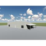 Durable Steel Frame Structures Warehouse For Sustainable Commercial Projects