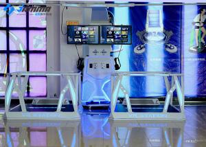 Quality 220V Double Places Interactive VR Station VR Simulator With Immersive Game wholesale