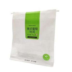 Quality Side Seal Gusset Kraft Paper Bread Bags PET Bread Bakery Bags wholesale