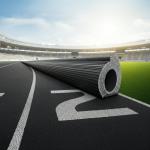13mm Friction IAAF Standard All Weather Polyurethane Running Track