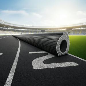 Quality 13mm Friction IAAF Standard All Weather Polyurethane Running Track wholesale
