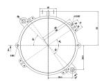 L35MC Gross Weight 45kg Marine Diesel Parts / Liner Water Jacket MAKITA / MITSUI