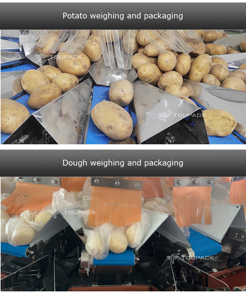 Dry Red Pepper Fruit And Vegetable Packaging Machine Net Bag Packaging Production Line