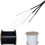 Outdoor FTTH Drop Fiber Optic Cable 2km G657A1 LSZH Flat Type Single Mode