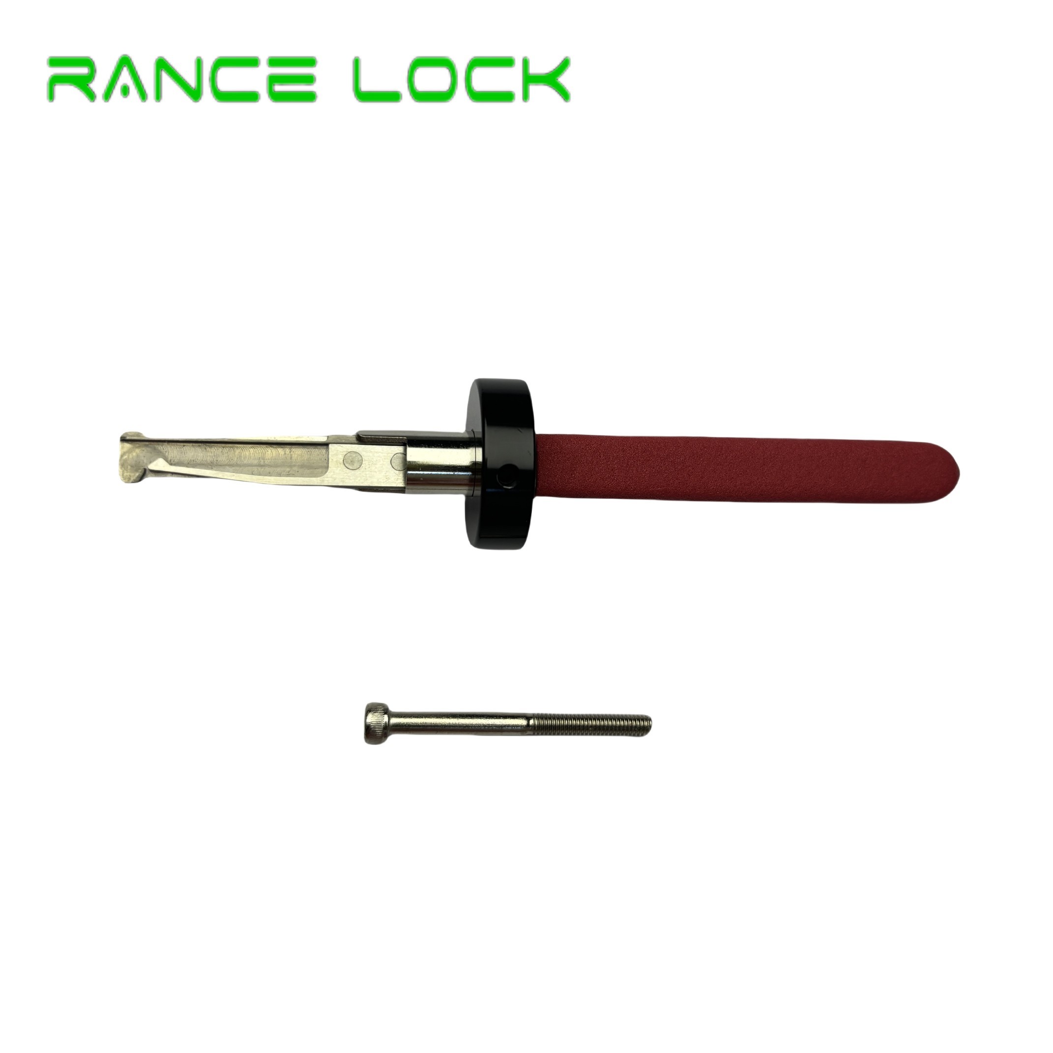 Portable Hu66 Lock Pick Compact Inner Groove Lock Pick With Red Hadle