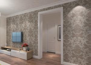 Quality Non- woven Modern Classic Floral Wallpaper for Home Decoration 0.53*10m wholesale