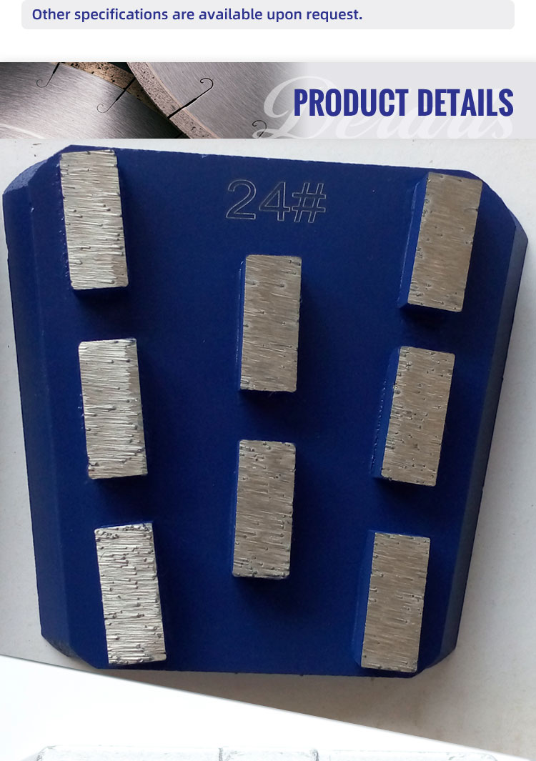 Stone Abrasive Tool 36 Diamond Metal Bond Frankfurt Abrasive Block for Stone Grinding