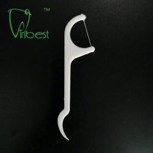Quality Disposable Dental Floss Toothpick , Nylon PTFE Dental Floss Sticks For Braces wholesale