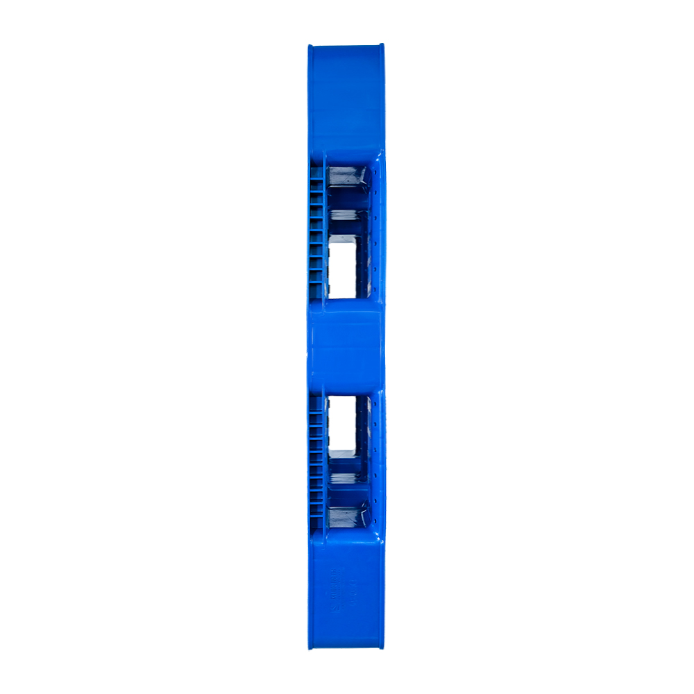 ISO9001 Certified Plastic Flat Nine Feet HDPE Blue Pallet for Logistics Industry Storage