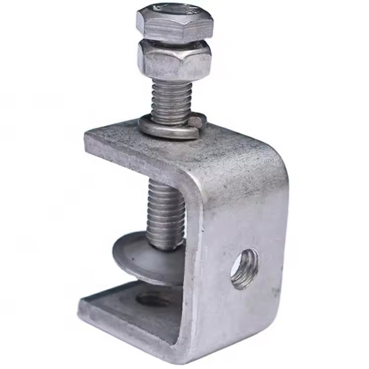 304 Stainless Steel Metal Welding Parts Adjustable C Channel Strut Beam Clamp