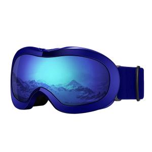 Quality Double Layer Lenses 100% UV Protection Black Snowboard Goggles Windproof wholesale