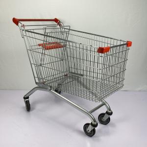 Quality European 240L Warehouse Shopping Trolley Powder Coating SGS Certificate wholesale
