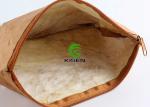 Washed Zipper Tyvek Shopping Bag Portable For Pencil Silk Screen Printing
