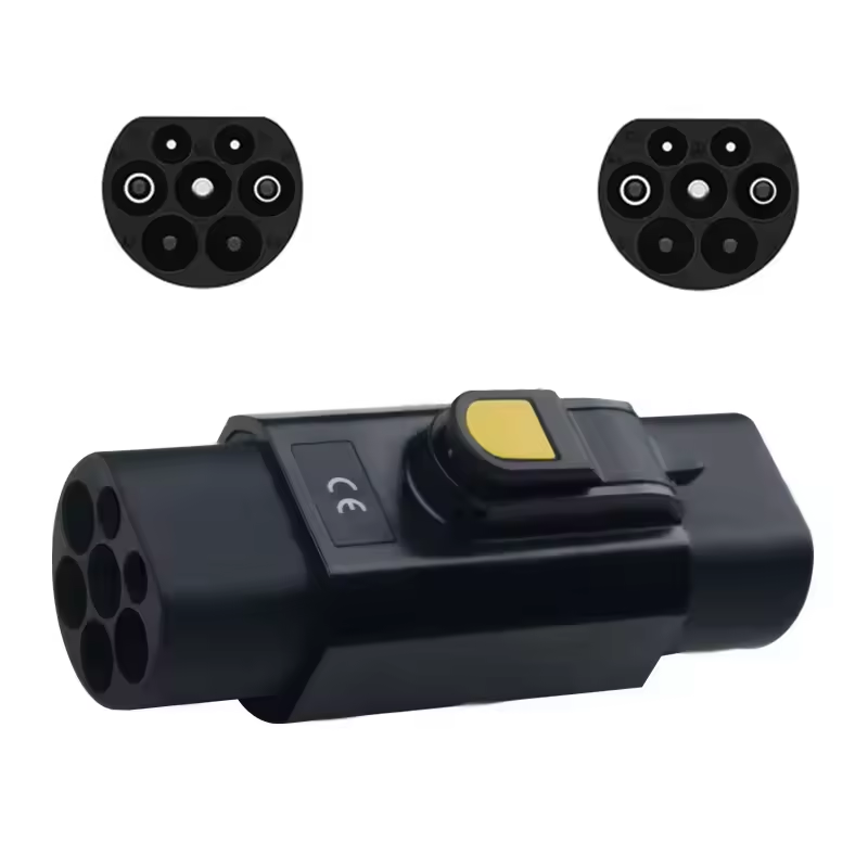 Rated voltage 220V Black NACS Condition 7KW 32A Tesla EV Charging Adapter for Type2 Inlet Electric Vehicles tesla