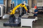 High speed 20m/Min 1500W Robot Grinding Machine For Bathroom Accessories