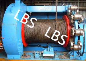 Quality LBS Grooves Offshore Winch Oil Well Drilling Rig Parts Winch With Brake Disc wholesale