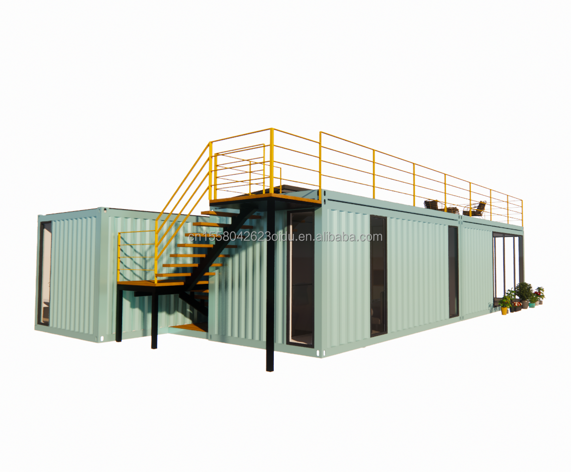 20ft/40ft Prefabricated Portable Foldable Expandable Container Tiny Mobile House with 3 Bedrooms Aluminum Alloy Windows