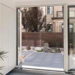 Aluminium Profiles Fiberglass Gray Mesh Side Roller Insect Screen For Doors
