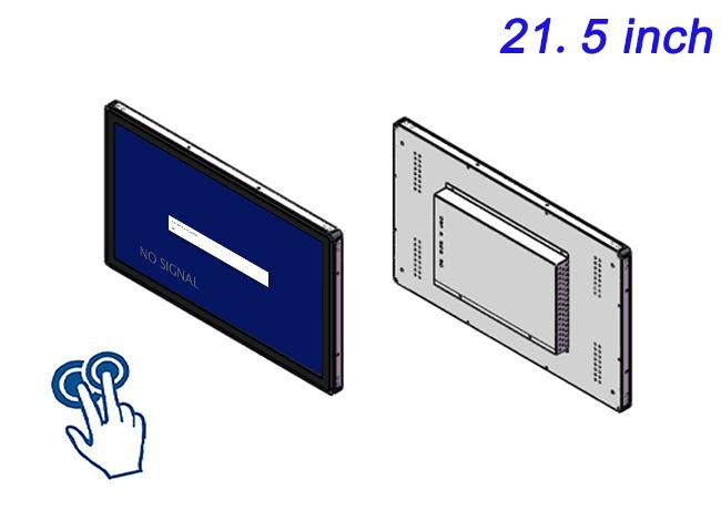 21.5-Inch Touch Embedded Screen for Entertainment Terminals, Industrial Dashboards, Corporate Training Tools, and Hospitality Check-Ins