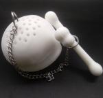 custom wholesale high quality silicone Skull Tea Infuser